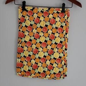 Colorful Citrus Pattern Quilted Placemat Set